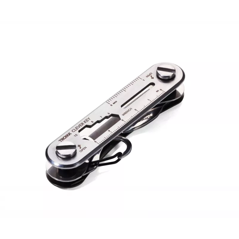 Troika CLEVER KEY Organizador de llaves Titanio