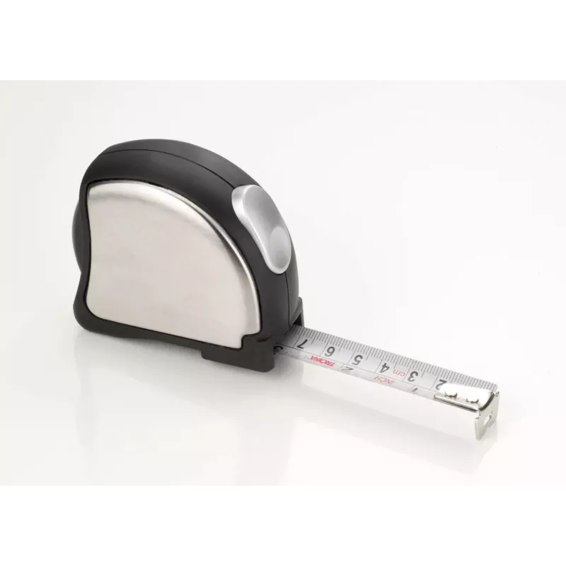 TROIKA ACCURATE Mini flexómetro 2m/6ft llavero cromado