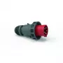 Bals Elektrotechnik clavija industrial CEE 63A 5p 400V 6h IP67 borne de tornillo anillo de bayoneta rojo