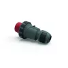 Bals Elektrotechnik clavija industrial CEE 63A 5p 400V 6h IP67 borne de tornillo anillo de bayoneta rojo