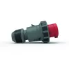 Bals Elektrotechnik clavija industrial CEE 63A 5p 400V 6h IP67 borne de tornillo anillo de bayoneta rojo