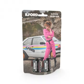 Ilford Ilfocolor 400+ 135/24 Cinetone película negativa en color, pack de 2