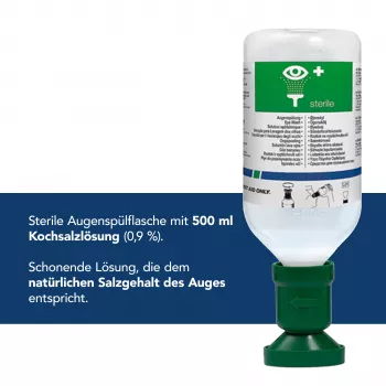 First Aid Only frasco de lavado ocular 500 ml