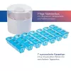 First Aid Only pastillero con partidor de pastillas azul blanco