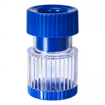 Triturador de pastillas First Aid Only azul transparente