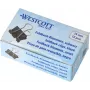 WESTCOTT 12 clips foldback, 19 mm, negro/plata, 12 uds.