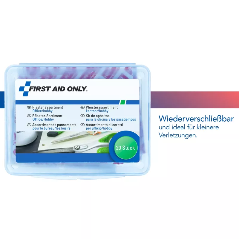 Apósitos First Aid Only P-10025 oficina/ocio 20 uds./paquete