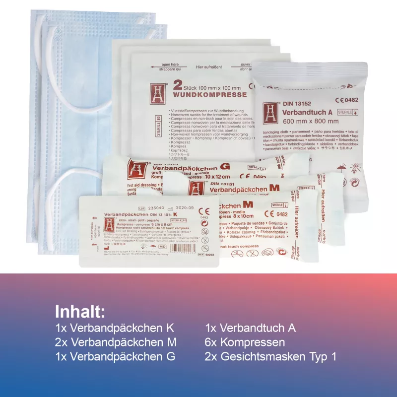 First Aid Only Set de recambio de primeros auxilios DIN 13164 1 set