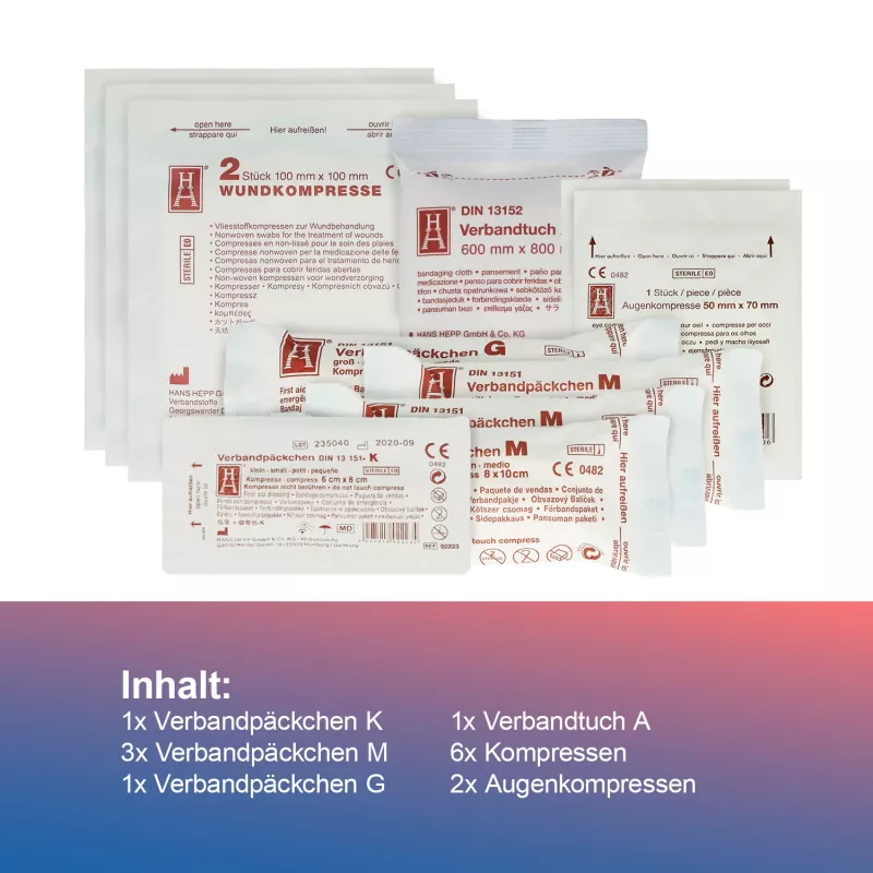 First Aid Only Set de recambio de primeros auxilios DIN 13157