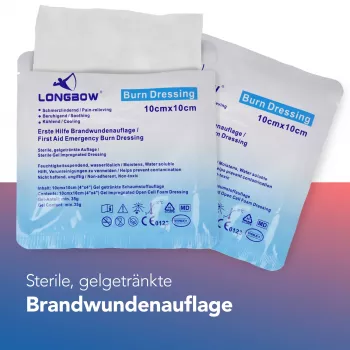 First Aid Only Apósito para quemaduras P-91400 00 Transparente 10 uds.