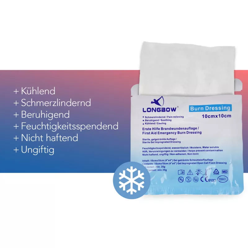 First Aid Only Apósito para quemaduras P-91400 00 Transparente 10 uds.