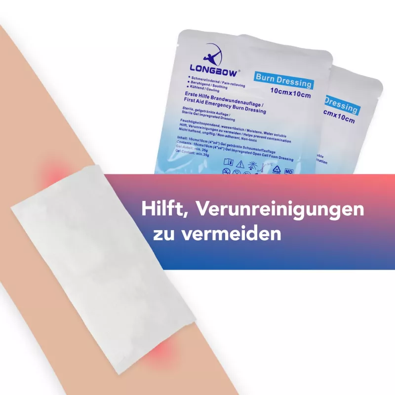 First Aid Only Apósito para quemaduras P-91400 00 Transparente 10 uds.