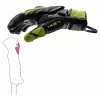 LEKI WCR Venom GS 3D Guantes de esquí de competición 9.5 negro/amarillo hielo