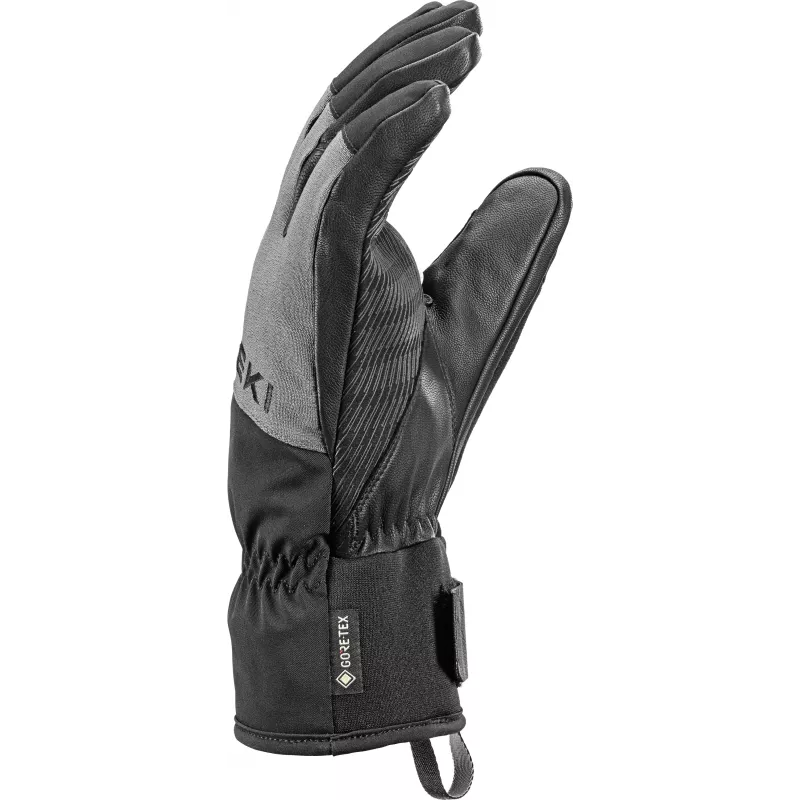 LEKI Pegas 3D GTX guantes de esquí negro-gris talla 7.5