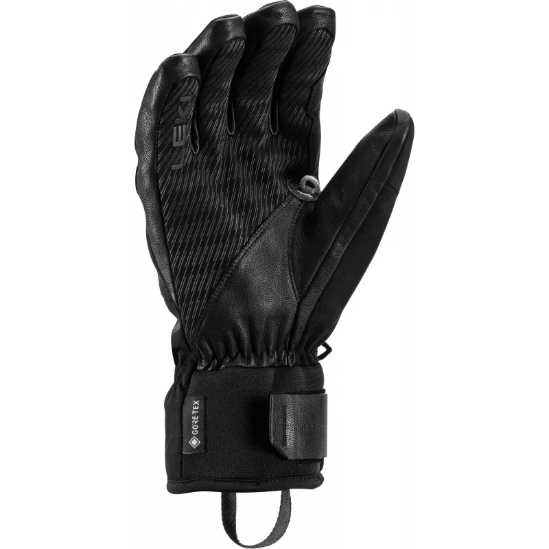 LEKI Pegas 3D GTX guantes de esquí negro-gris talla 9.5