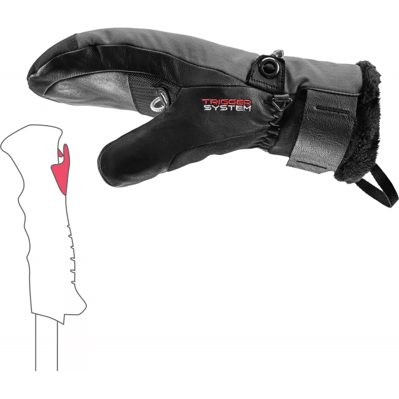 LEKI Lantana 3D GTX Women Mitt negro 6.5