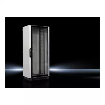 Rittal VX IT Armario de red, 24U 19 pulgadas, Plata RAL 7035/RAL 9005