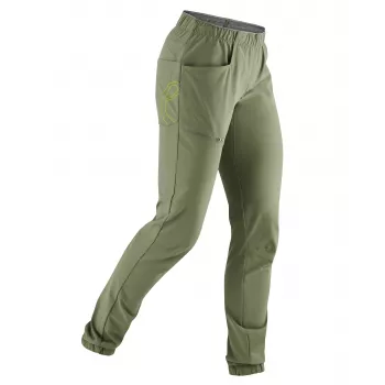 EDELRID pantalón de escalada mujer Radar Pants II Algae Green