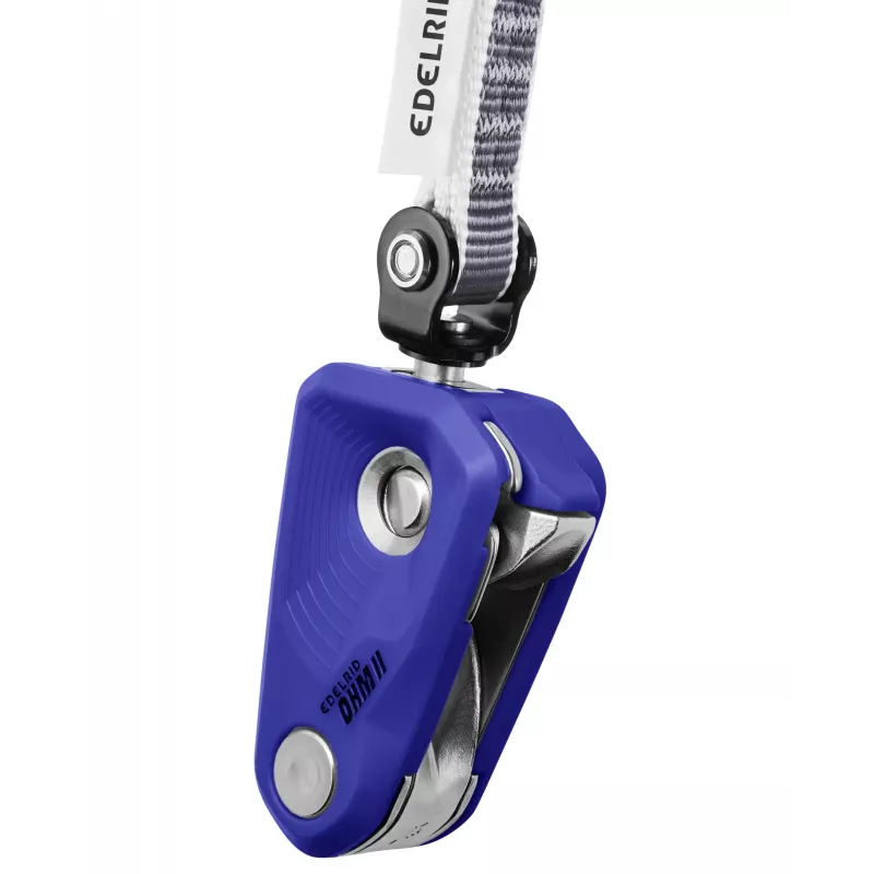 Edelrid Ohm II dispositivo de ayuda al frenado - azul