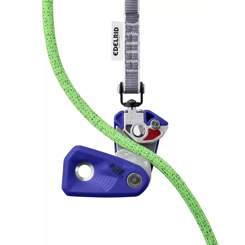 Edelrid Ohm II dispositivo de ayuda al frenado - azul