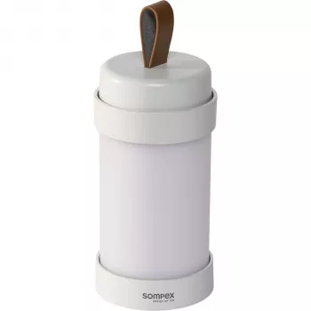 Sompex ALVA Lámpara de mesa blanca