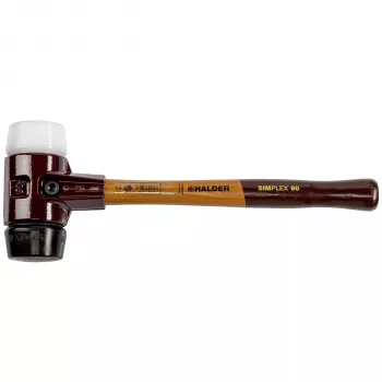 HALDER SIMPLEX Martillo de goma blando 60 mm Goma compuesta/Plástico TE SIMPL
