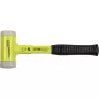 Halder SUPERCRAFT Martillo de goma blando 40 mm, mango amarillo