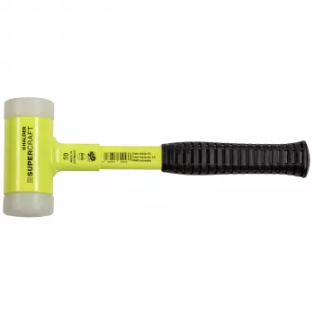 Halder SUPERCRAFT Mazo de cabeza blanda GG 50, Amarillo, mango irrompible