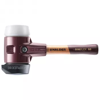 HALDER SIMPLEX Martillo de goma blando 80 mm Goma / Superplástico