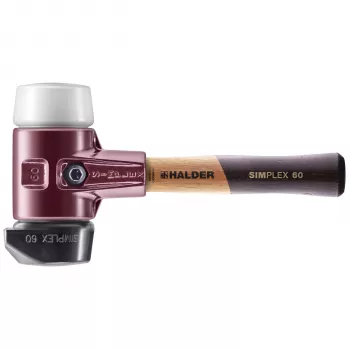 HALDER SIMPLEX Martillo de golpe blando 60 mm Goma / Superplástico