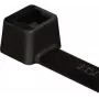 HellermannTyton T18R Bridas, Poliamida 6.6, Negro, 100 mm de longitud, 2,5 mm de ancho, 1 mm de grosor, 22 mm de diámetro de haz, 80 N de resistencia a la tracción, pack de 100 unidades