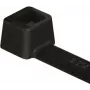 HellermannTyton T18L PA66W BK 100 Bridas, Negro, 205 mm x 2,5 mm, pack de 100