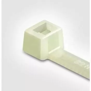 HellermannTyton T25L Brida para cables, poliamida 6.6, natural, 240 x 2,8 mm, paquete de 100 (111-02519)