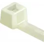 HellermannTyton T80R-PA66-NA-C1 Bridas, dentadas interiores, serie T, 210mm x 4,7mm, transparente, pack de 100