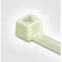 HellermannTyton Bridas dentadas interiores serie T, 390mm x 7,6mm, Transparente, PA66, pack de 100 (111-12019)