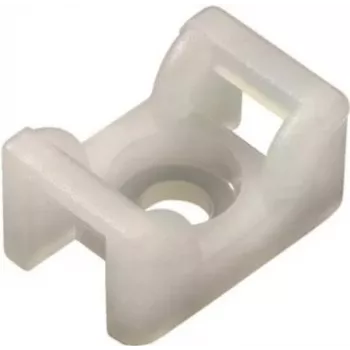 HellermannTyton KR6G5 fijación para bridas - blanco - 100 uds.
