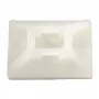 HellermannTyton MB4CA clip para cables blanco 100 uds. (MB4CA-PA66-NA-C1)