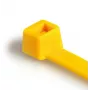 HellermannTyton T150R(H) Brida para cables, entrada paralela, poliamida 6.6, amarillo, 365 x 7,6 mm (116-15014)