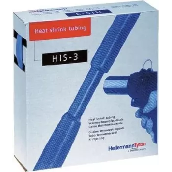 HellermannTyton HIS-3-24/8-PO-X-BK Tubo termorretráctil 3:1, 3 m, negro