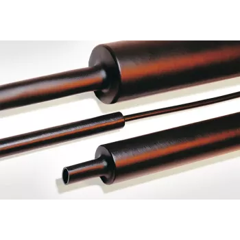 HellermannTyton MA47 tubo termorretráctil 4:1 de 95 mm a 30 mm negro 1 m 4 uds.