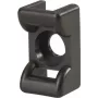 HellermannTyton KR6G5-PA66-BK (100) base de fijación atornillable para bridas, negro, 100 uds.