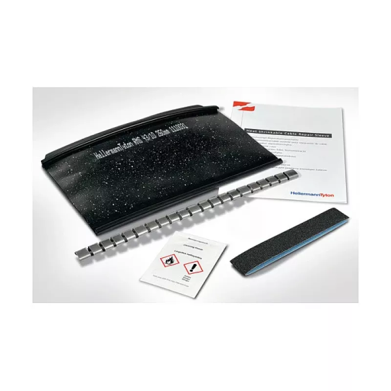 HellermannTyton 450-20001 tubo termorretráctil - negro - 50 cm - 43 mm - 10 mm - 1 ud.
