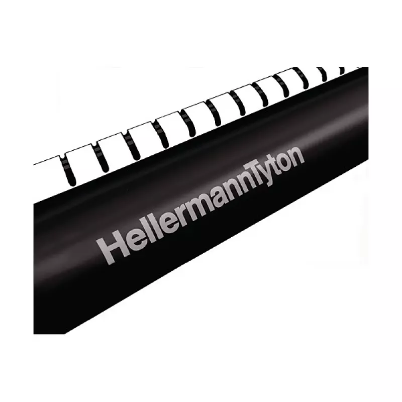 HellermannTyton 450-20001 tubo termorretráctil - negro - 50 cm - 43 mm - 10 mm - 1 ud.