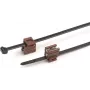 HellermannTyton T50ROSEC4B Brida para cables con clip de borde, 156-01153