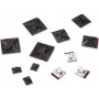 HellermannTyton MB4APT-A Soporte autoadhesivo para bridas, poliamida 6.6, negro, 28x28 mm, 100 uds.