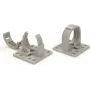 HellermannTyton CTCC-IWS17-MB43-PA66/6HIRHS-GY Soporte para tubo corrugado, base adhesiva, 17 mm, gris