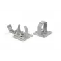HellermannTyton IWS Soporte para tubo corrugado CTCC-IWS50-MB65-PA66/6HIRHS-GY 20