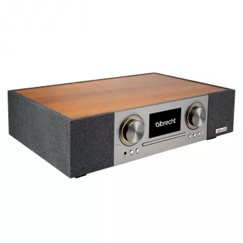 Albrecht DR 1000 Sistema de sonido todo en uno con radio por internet, DAB+, FM, CD, Bluetooth, Wi-Fi