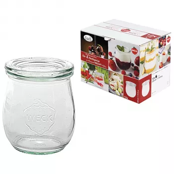 WECK vaso tulipán 220ml set de 12