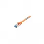 Synergy 21 Cable de conexión Cat.6a S/FTP de 15 m, RJ45 macho/macho, níquel/oro, naranja